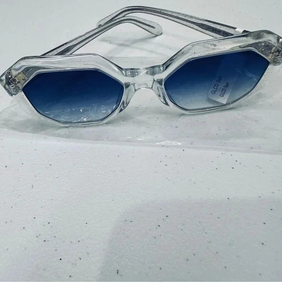 New Garrett Leight Sunglasses Jaqueline Semi Flat Ultra Marine Gradient Luxury - Picture 10 of 13
